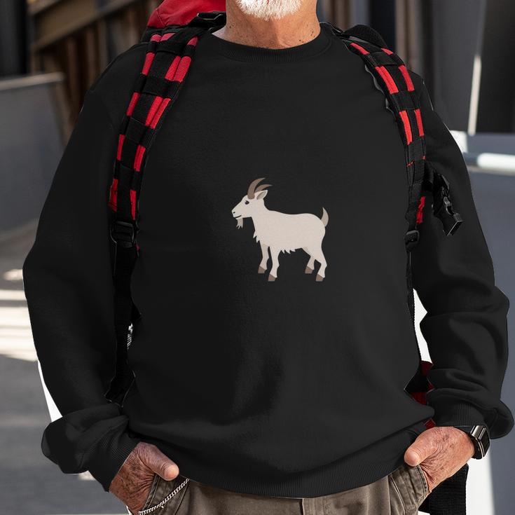 Emoji T-Shirt Goat Emoticon Farm Animal Sweatshirt Gifts for Old Men