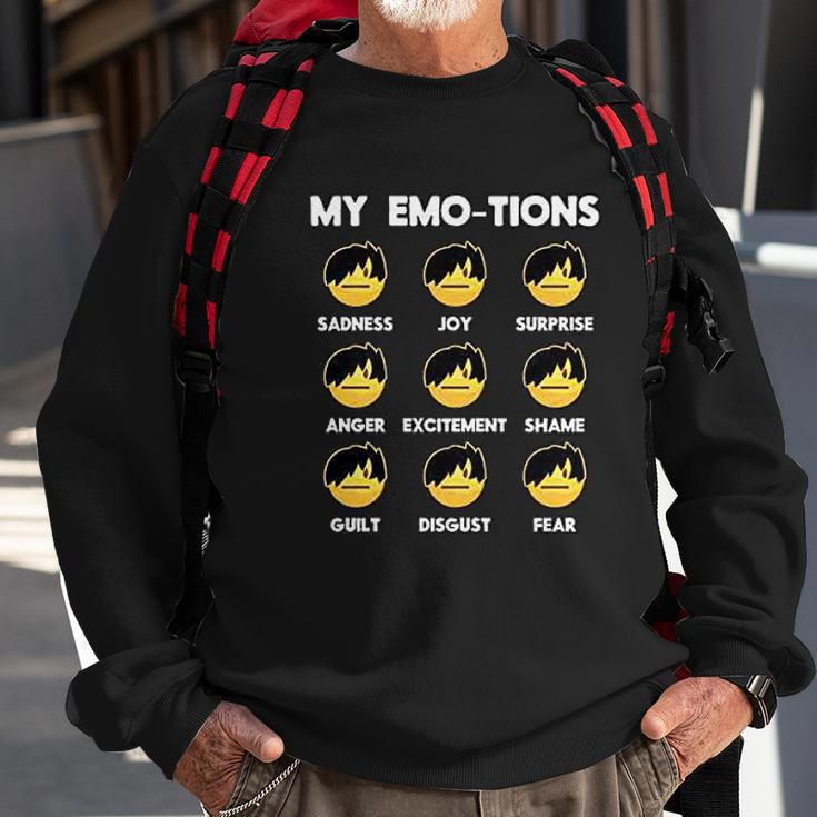 Emojis Emo Emojis Funny Faces Meme Graphic Sweatshirt Gifts for Old Men