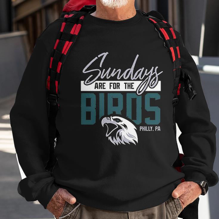 Game On Apparel Sundays Are For The Birds Philly Sweatshirt Gifts for Old Men