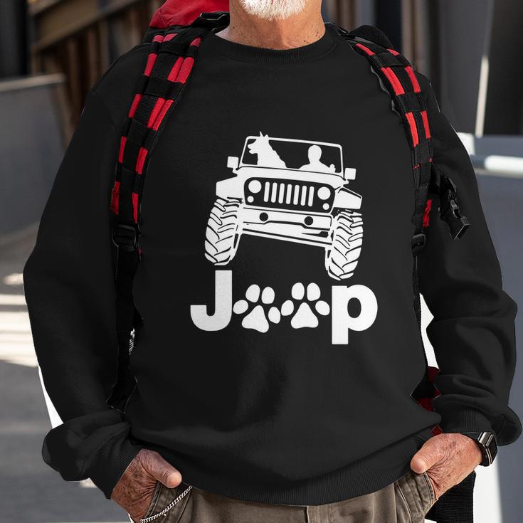 Jeep Dogs Sweatshirt Gifts for Old Men