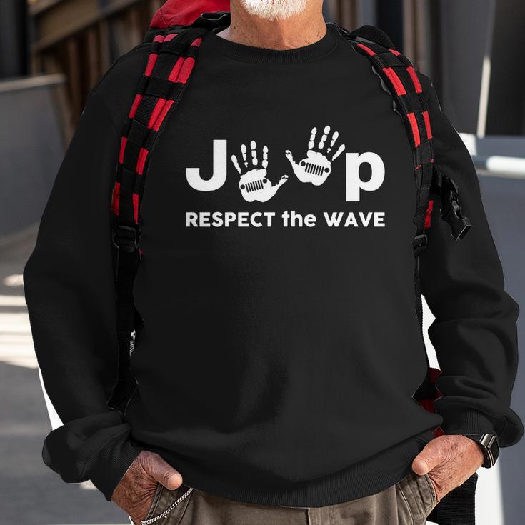 Jeep Respect The Wave Sweatshirt Gifts for Old Men