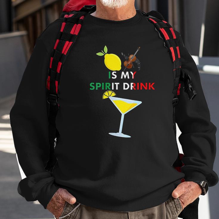 Limoncello Lemon Cello Is My Spirit Drink Sweatshirt Gifts for Old Men