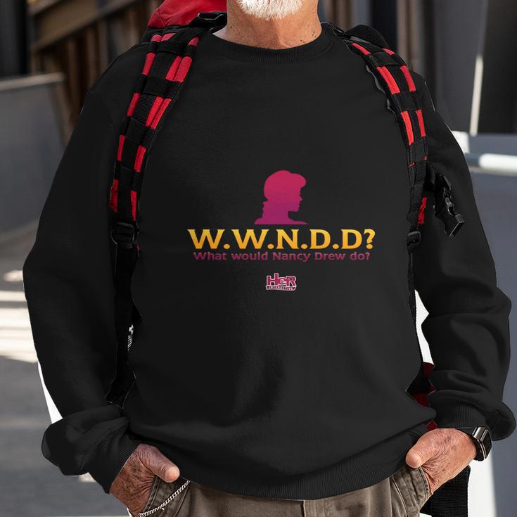 Nancy Drew What Would Nancy Drew Do Sweatshirt Gifts for Old Men