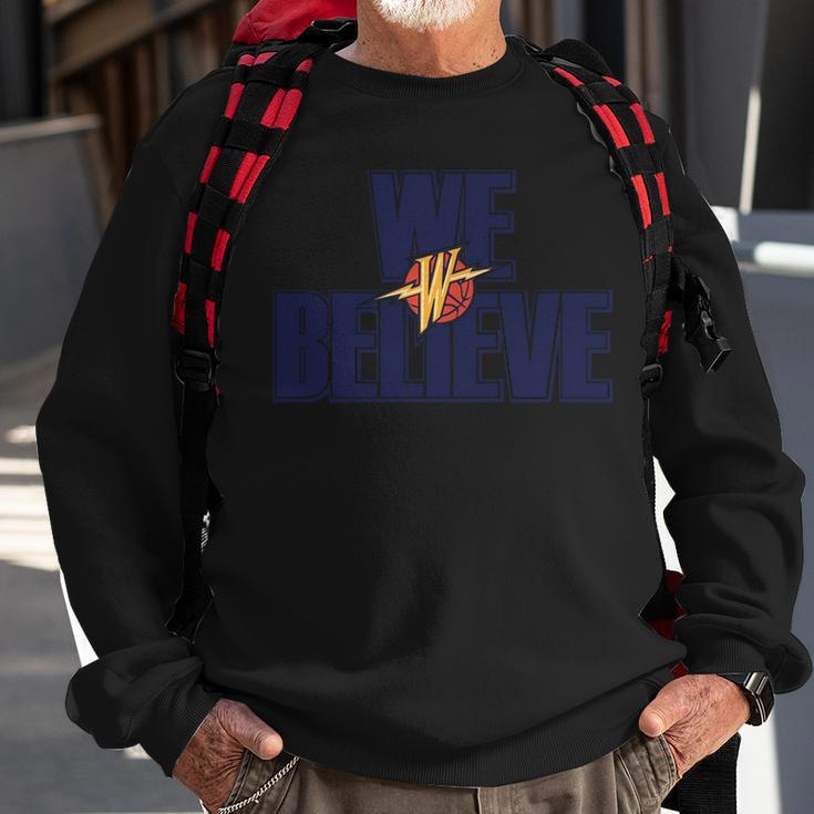 Official Warriors We Believe Sweatshirt Gifts for Old Men