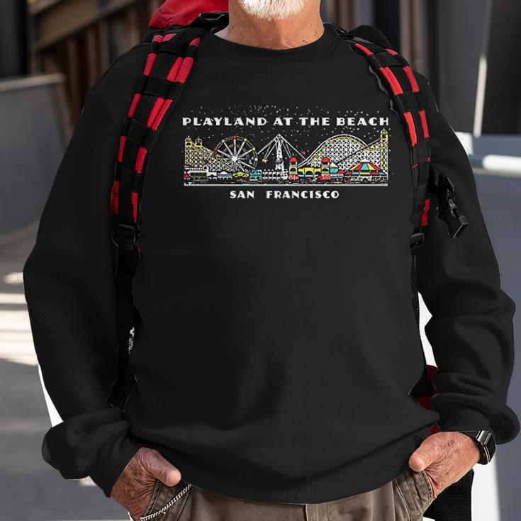 Playland At The Beach San Francisco Matchbook Reproduction Sweatshirt Gifts for Old Men