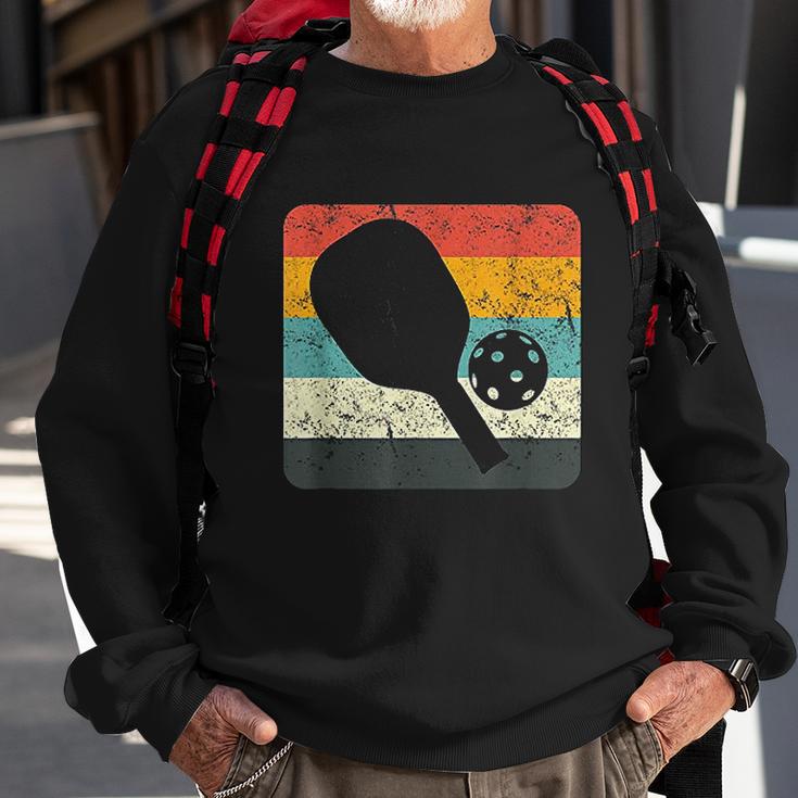 Retro Vintage Pickleball Silhouette Pickleball Gifts Sweatshirt Gifts for Old Men