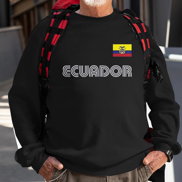 Spiritforged Apparel Ecuador Soccer Jersey Sweatshirt Gifts for Old Men