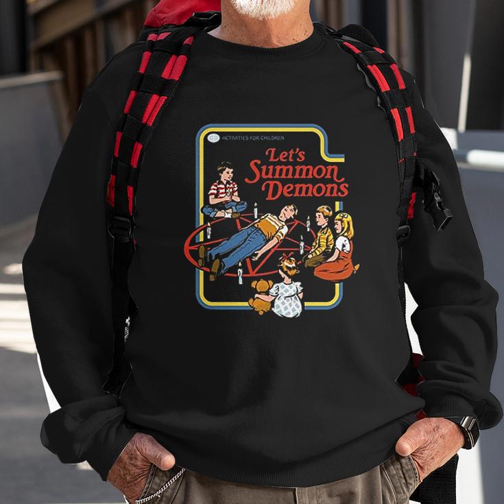 Lets Summon Demons Very Fashionable Mens Sweatshirt Gifts for Old Men