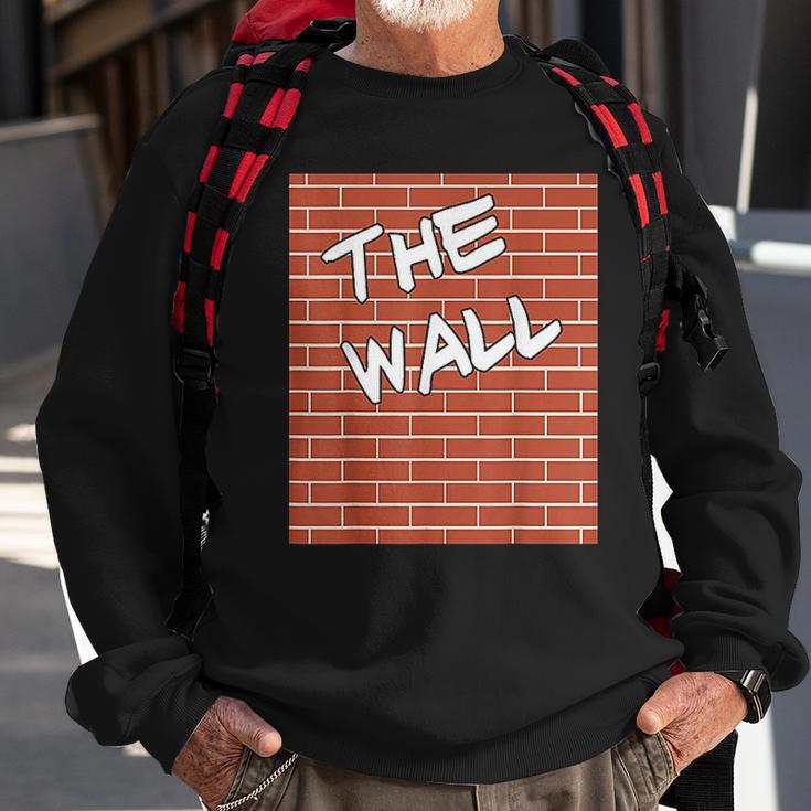 The Wall Funny Halloween Brick Wall Sweatshirt Gifts for Old Men