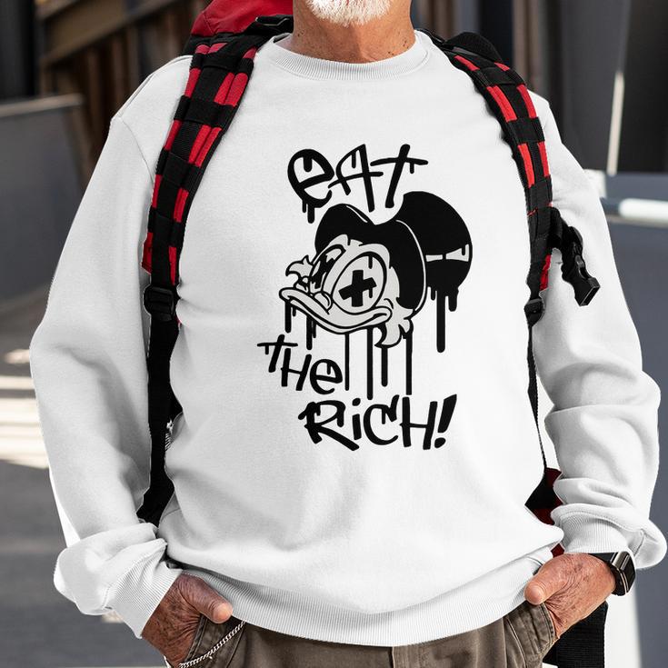 Eat The Rich T-Shirt Sweatshirt Gifts for Old Men