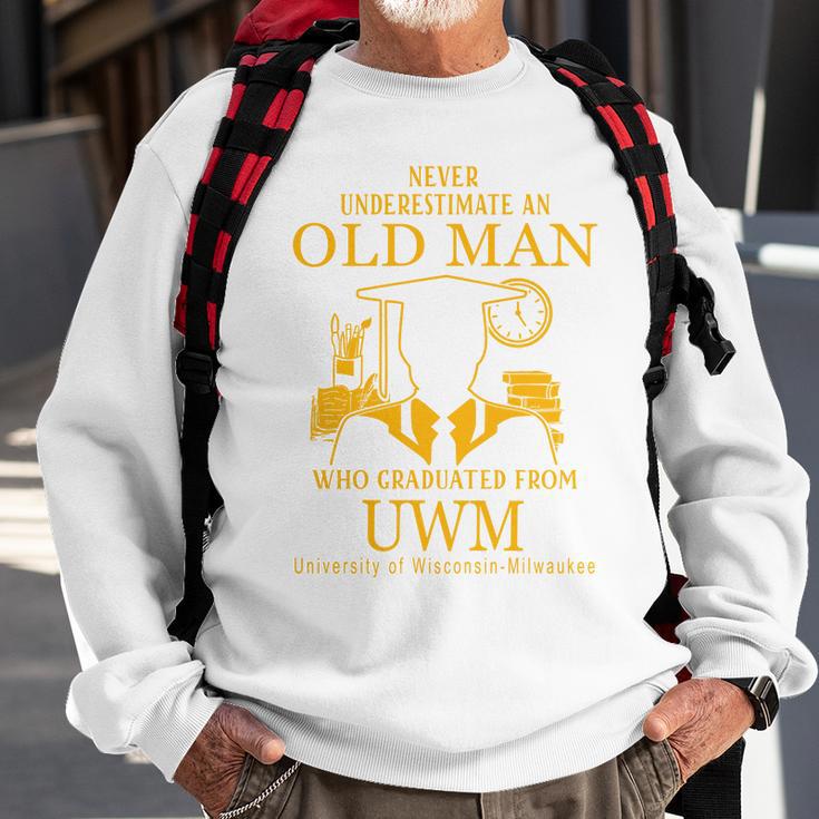 University Of Wisconsin-Milwaukee Sweatshirt Gifts for Old Men