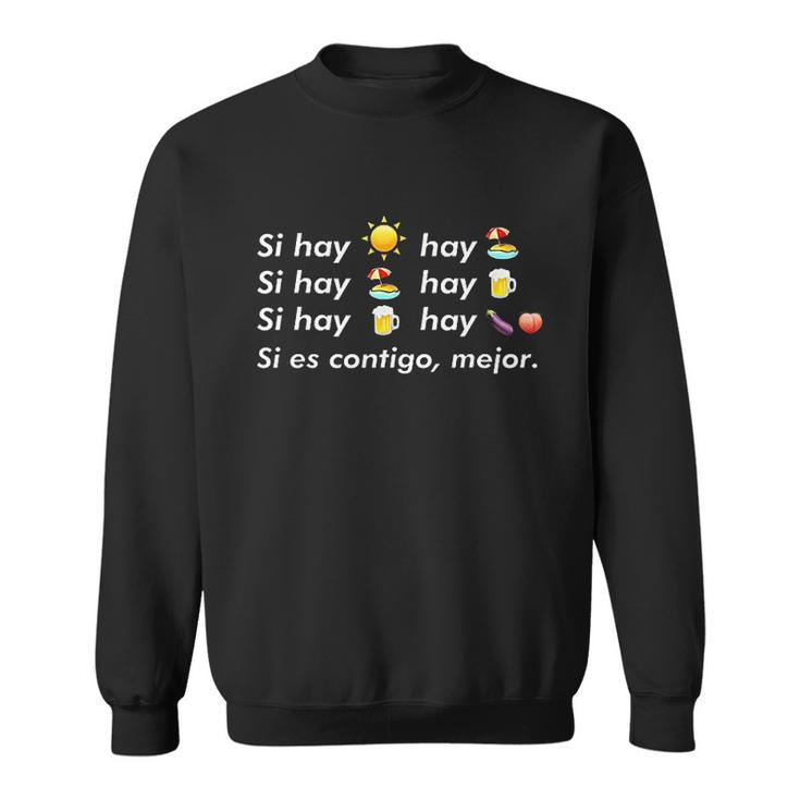 Bad Calla Trap Playa Bunny Emoji Dembow Reggaeton Style Sweatshirt