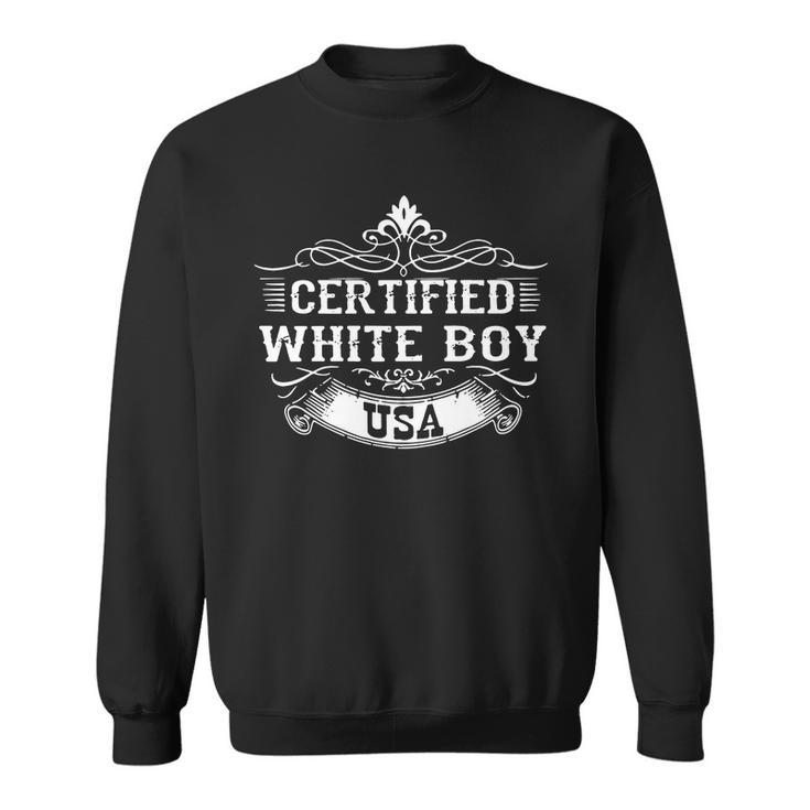 Best Certified White Boy Usa Shirt Sweatshirt