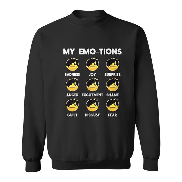 Emojis Emo Emojis Funny Faces Meme Graphic Sweatshirt