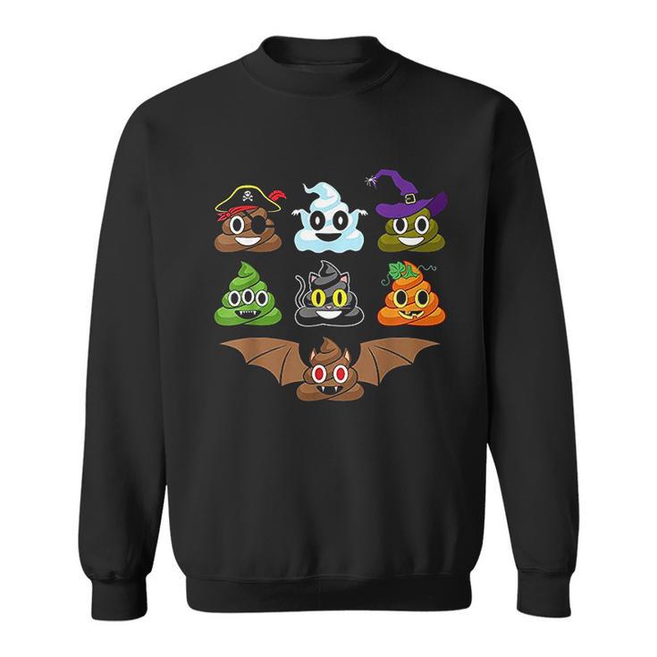 Poops Emojis Halloween Sweatshirt