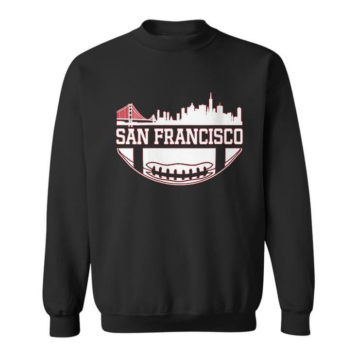 San Francisco Football Vintage Sf Cali Retro Gameday Sweatshirt