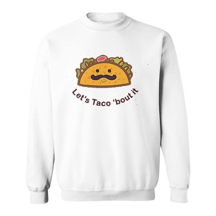 Trunk Candy Lets Taco Bout It Kids Tri Blend Sweatshirt