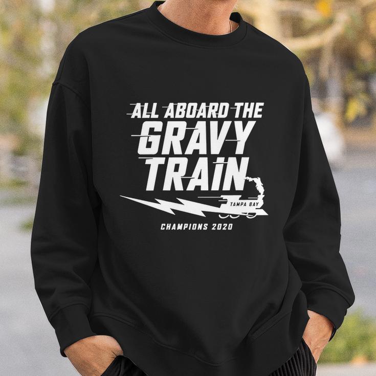 All Aboard The Gravy Train Tampa Bay Champion 2020 Sweatshirt Gifts for Him