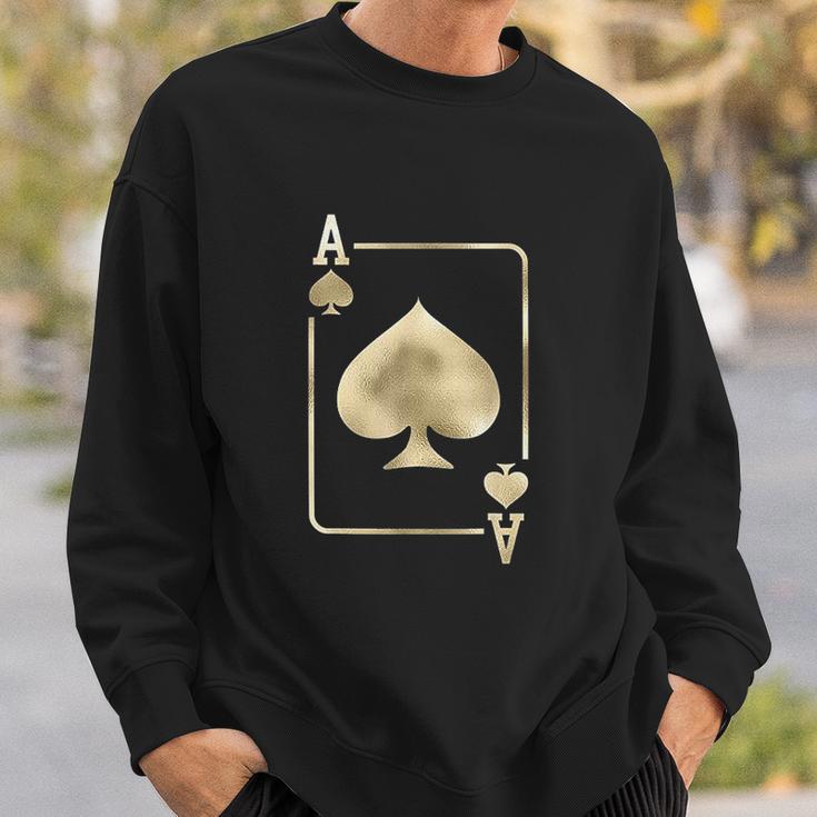 Ace Of Spades Playing Card Halloween Glam Costume Sweatshirt Gifts for Him