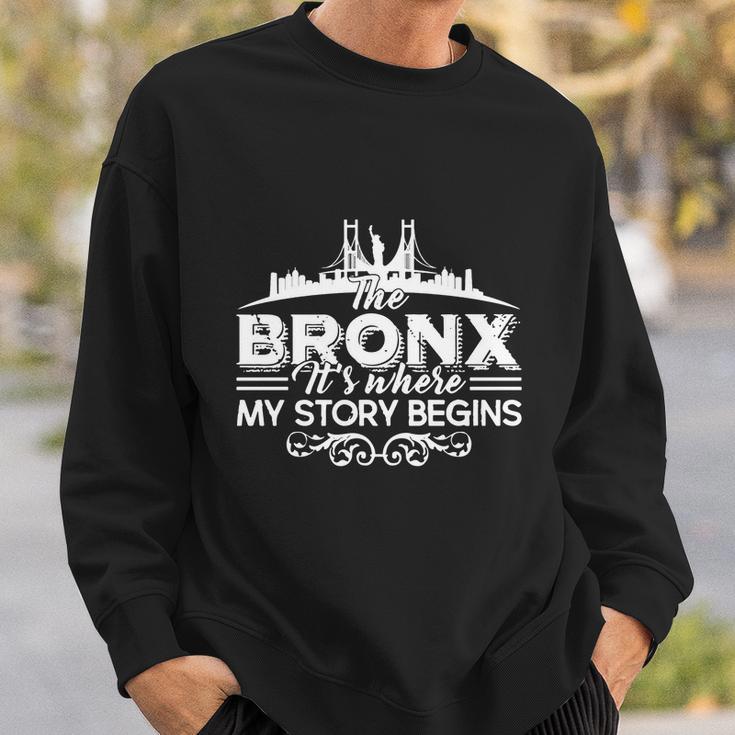 The Bronx Where My Story Begins Shirt - Mens T-Shirt Sweatshirt Gifts for Him