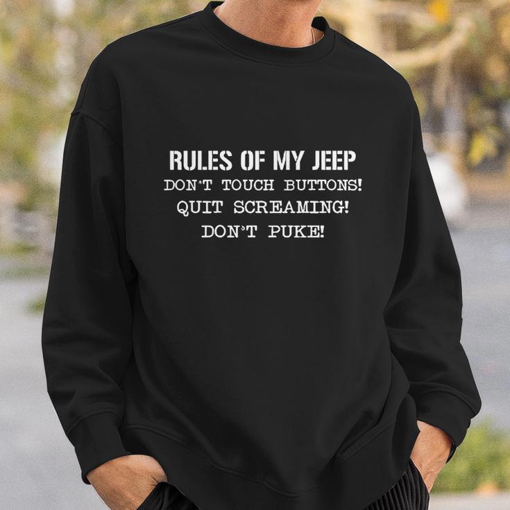 Jeep Rules Of My Jeep Sweatshirt Gifts for Him