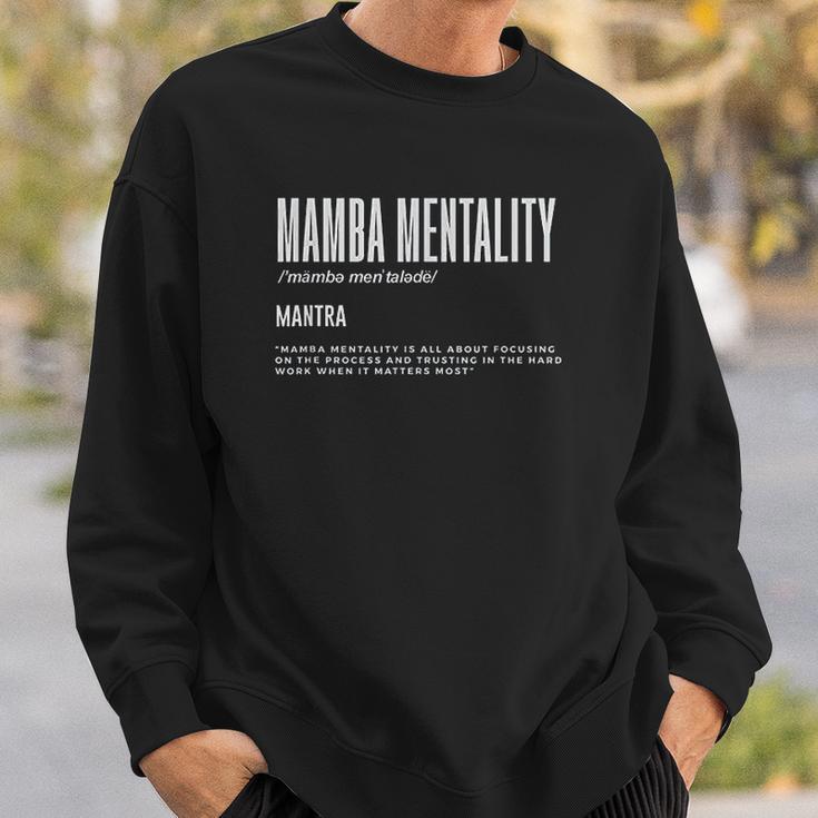 Mamba Mentality Motivational Quote Inspirational Definition Sweatshirt Gifts for Him