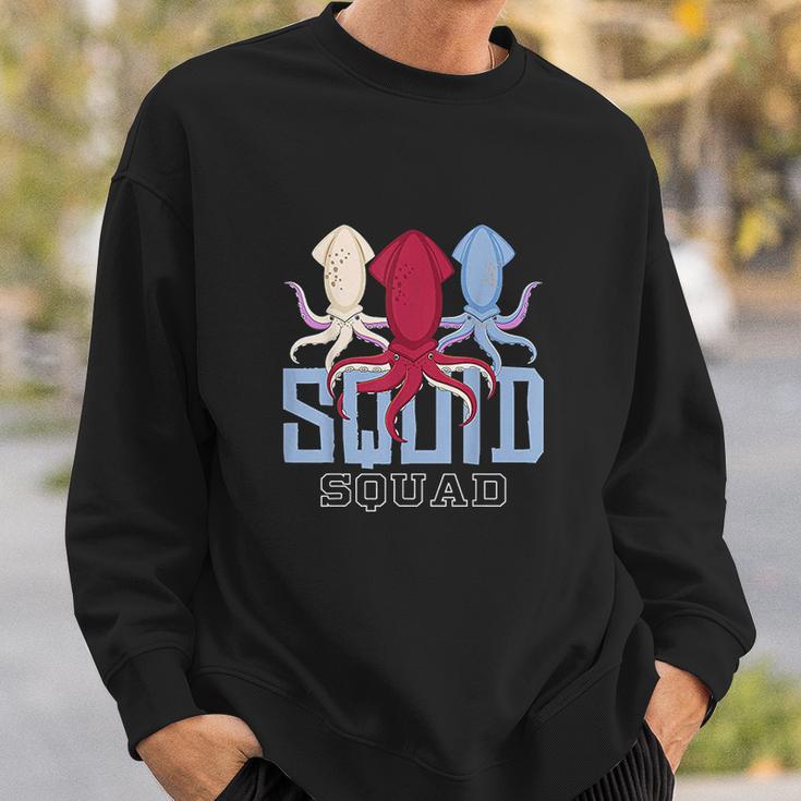 The Mighty Squid Squad Octopus Gang Gift Design Idea Sweatshirt Gifts for Him