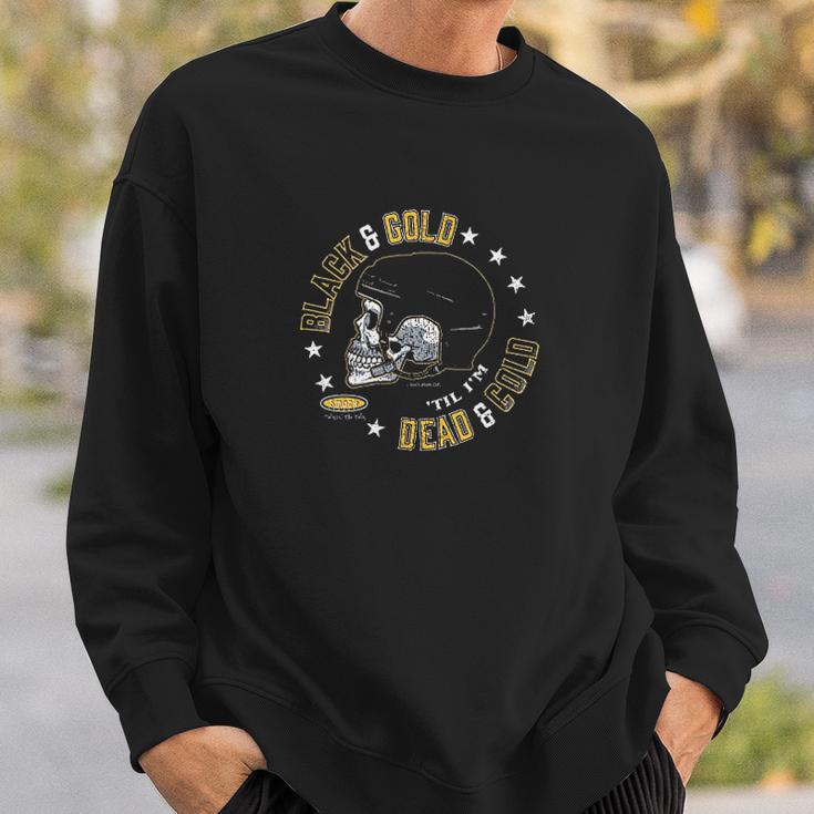 Pittsburgh Hockey Fans Black And Gold Till I Am Dead And Cold Sweatshirt Gifts for Him