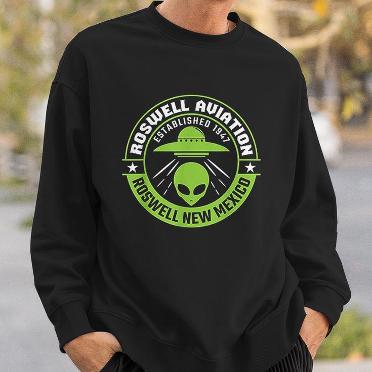 Roswell Aviation Established 1947 Roswell Alien Sweatshirt Gifts for Him