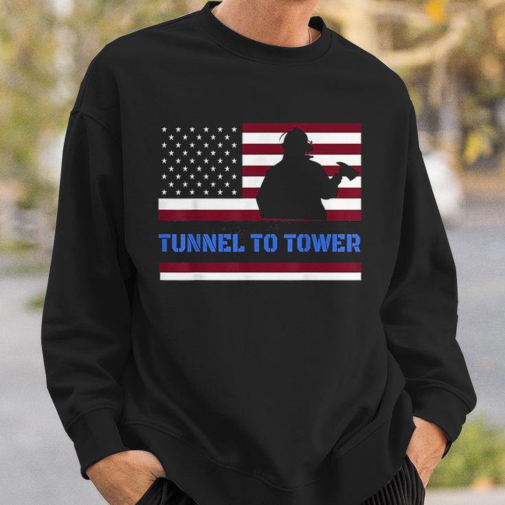 Rush Tunnel To Tower Vintage Firefighter Gift Sweatshirt Gifts for Him