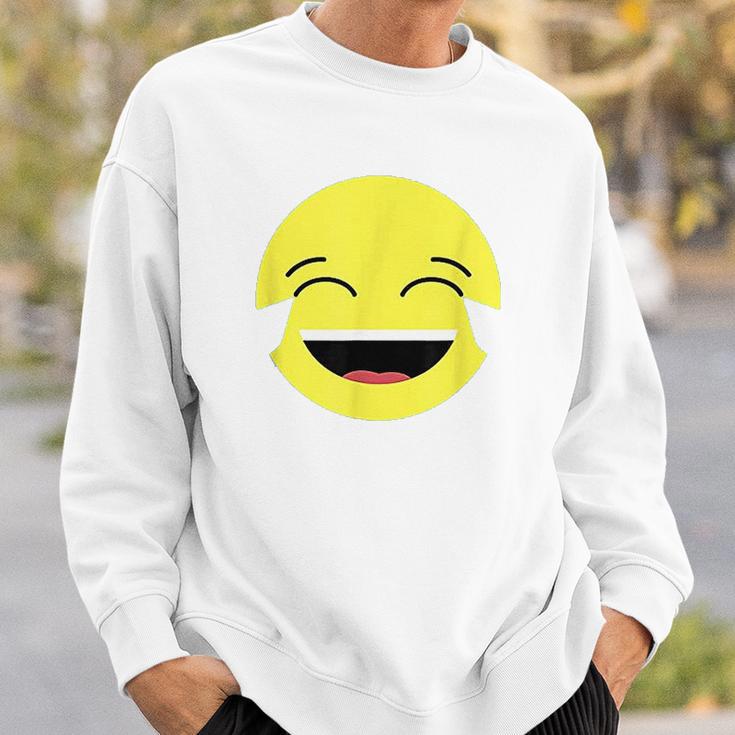 Laughing Tears Emojis Cute Happy Laugh Face Gift Sweatshirt Gifts for Him