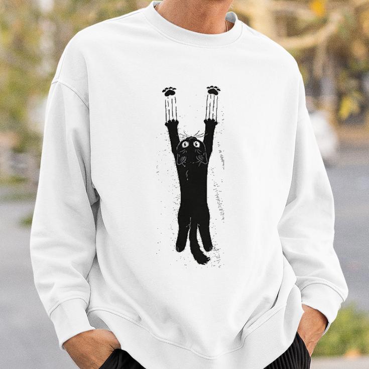 Paw Addict Funny Cat Cute Kitty Laughing Game Cat Sweatshirt Gifts for Him