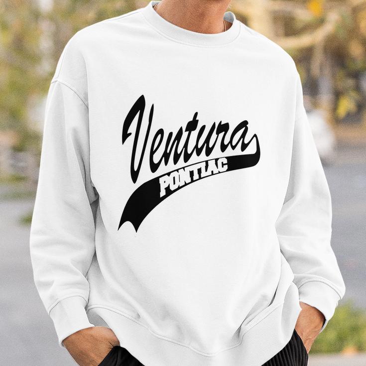 Pontiac Ventura - White Outline Sweatshirt Gifts for Him