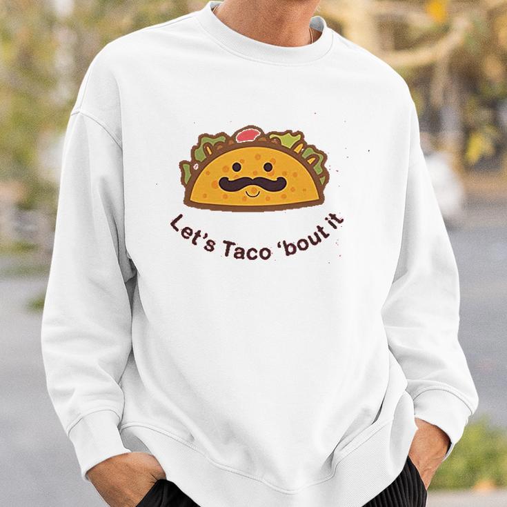 Trunk Candy Lets Taco Bout It Kids Tri Blend Sweatshirt Gifts for Him