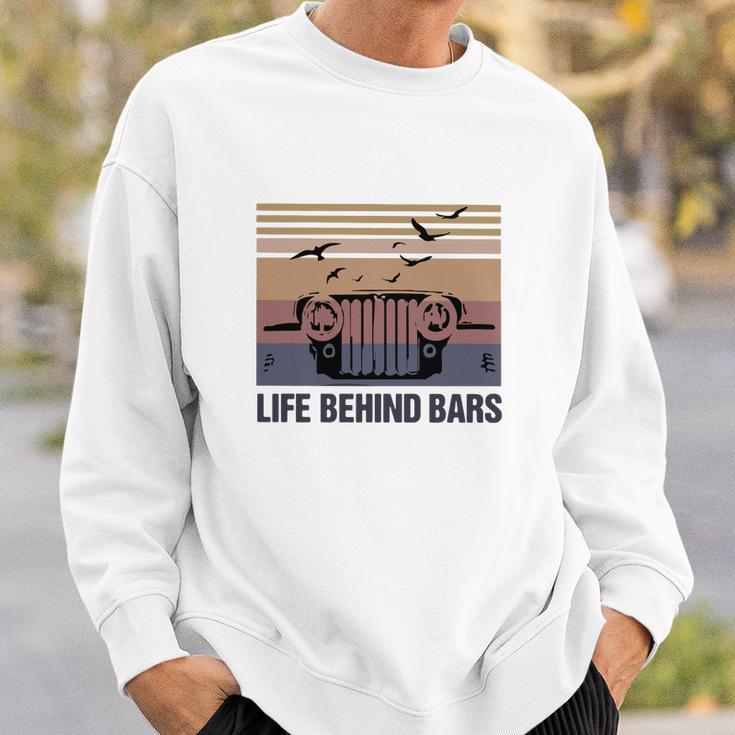 Vintage Jeep Life Behind Bars Shirt Sweatshirt Gifts for Him