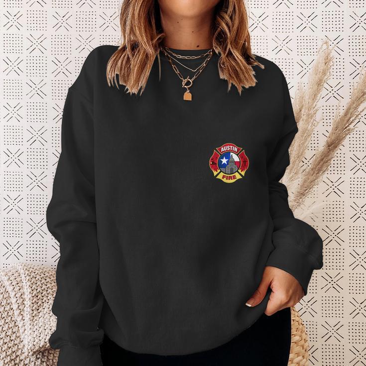 Austin Firefighter Sweatshirt Gifts for Her