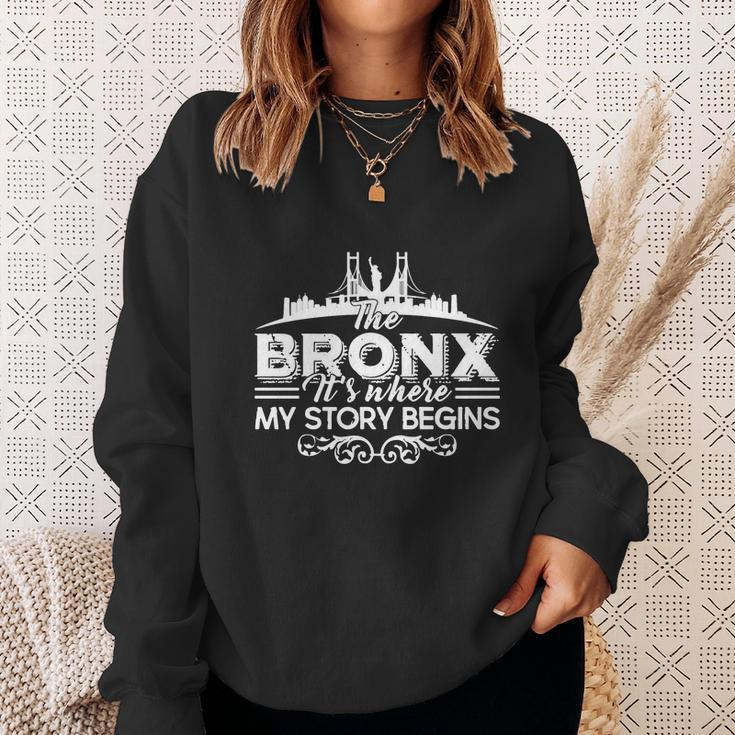 The Bronx Where My Story Begins Shirt - Mens T-Shirt Sweatshirt Gifts for Her