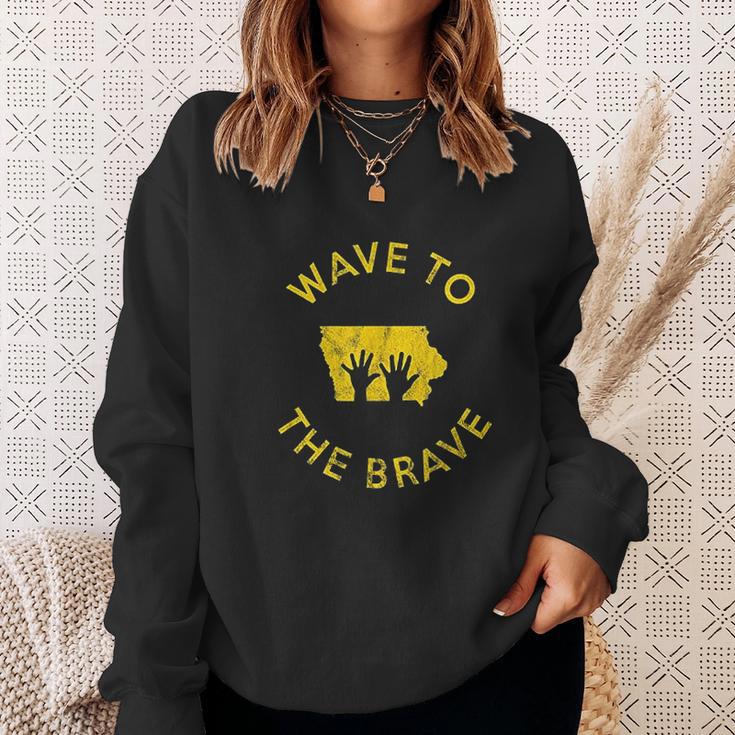 Iowa Wave To The Brave Football Childrens Hospital Sweatshirt Gifts for Her