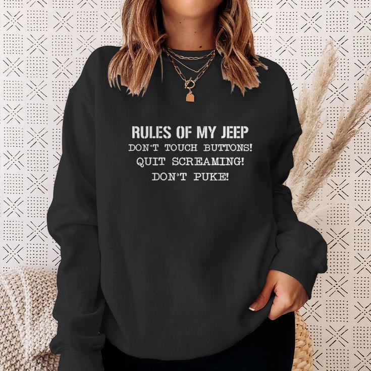 Jeep Rules Of My Jeep Sweatshirt Gifts for Her