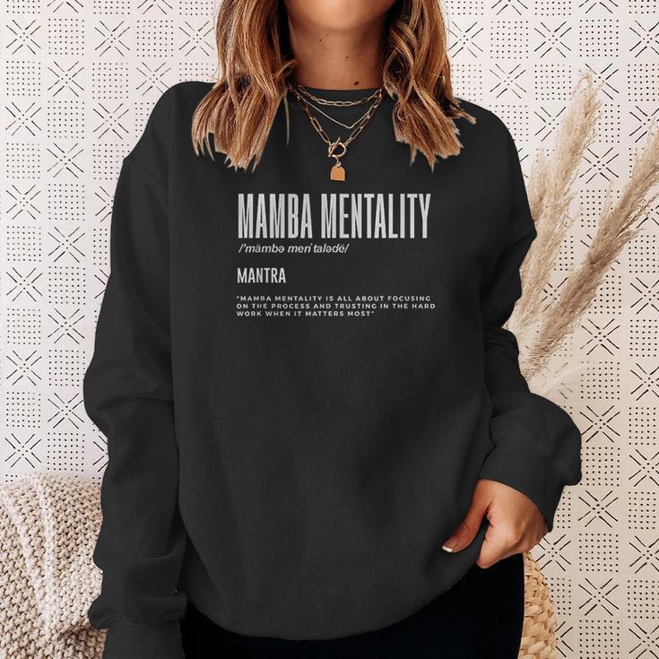 Mamba Mentality Motivational Quote Inspirational Definition Sweatshirt Gifts for Her