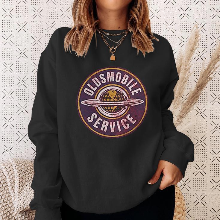 Oldsmobile Vintage Service Sweatshirt Gifts for Her