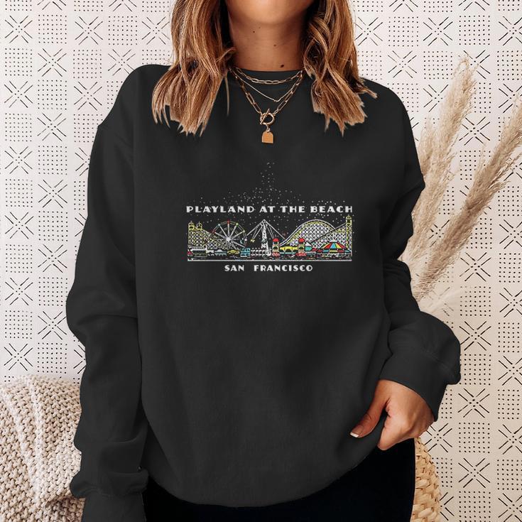 Playland At The Beach San Francisco Matchbook Reproduction Sweatshirt Gifts for Her