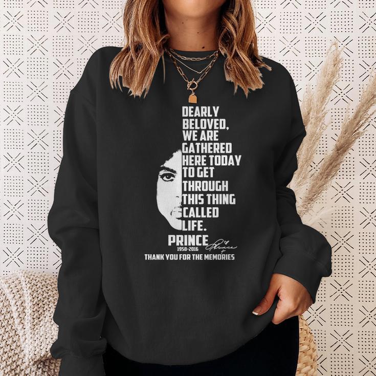 Prince Dearly Beloved We Are Gathered Here Today Sweatshirt Gifts for Her