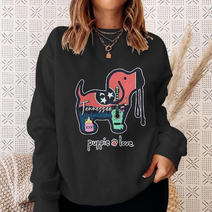 Puppie Love Rescue Dog Sweatshirt Gifts for Her