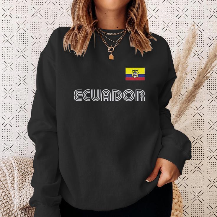 Spiritforged Apparel Ecuador Soccer Jersey Sweatshirt Gifts for Her