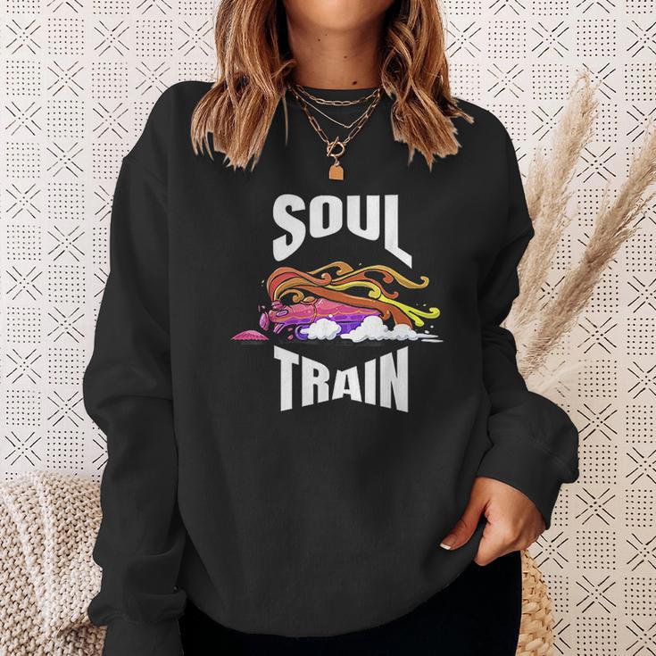 Train Boogie Train Groovy Disco Train Sweatshirt Gifts for Her