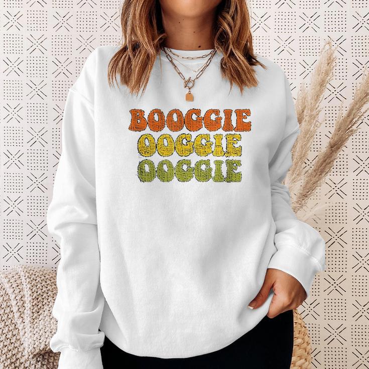 Boogie Oogie Oogie Vintage 1970 Distressed Sweatshirt Gifts for Her