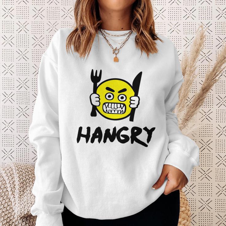 Hangry Emoji Sweatshirt Gifts for Her