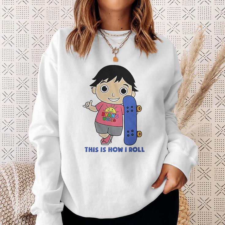 Ryans World Skater Ryan Little Boys Juvenile Kids Sweatshirt Gifts for Her