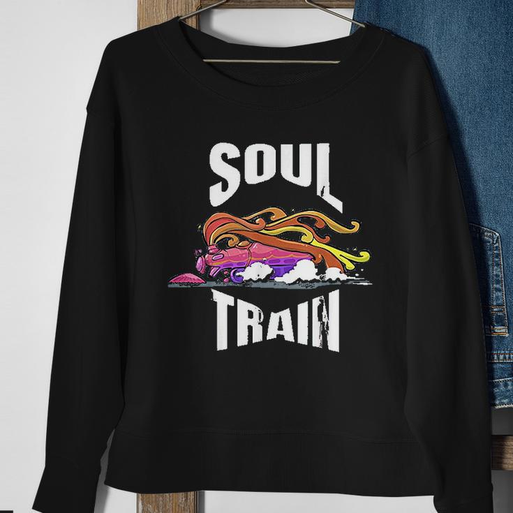 Boogie Train Groovy Disco Train Sweatshirt Gifts for Old Women